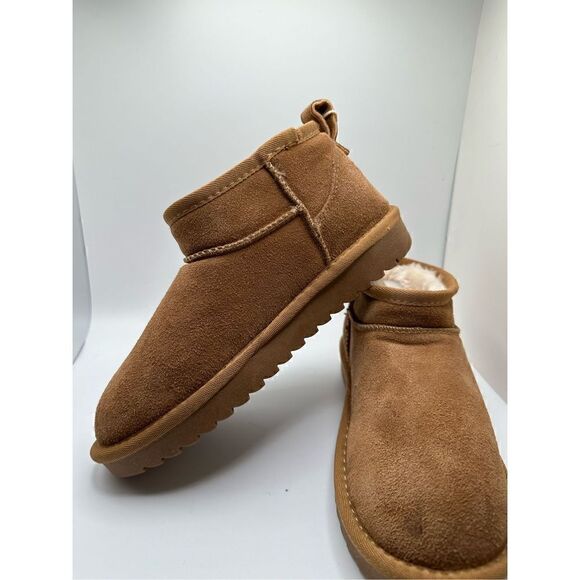 CUSHIONAIRE Women's pull on boot 6.5 CHESTNUT - Picture 7 of 8